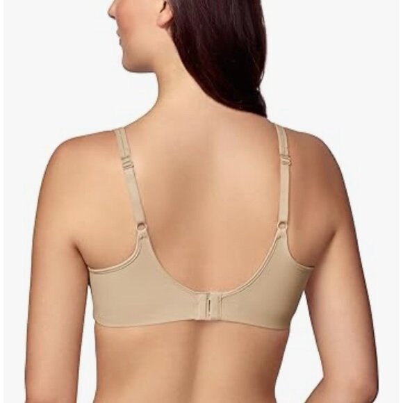 Bali B3443X One Smooth Ultra Light Embroidered Full-Figure Bra Nude Size 38C NWT - Picture 3 of 5